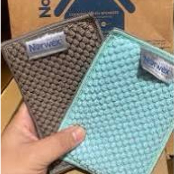 Norwex Counter Cloth Sponges LE Set of 2 NIB Eliminate Paper Towel Waste - Picture 4 of 4